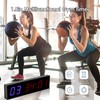Fitness Timer Wall Clock Fitness Timer 12/24 Hour Clock Stopwatch
