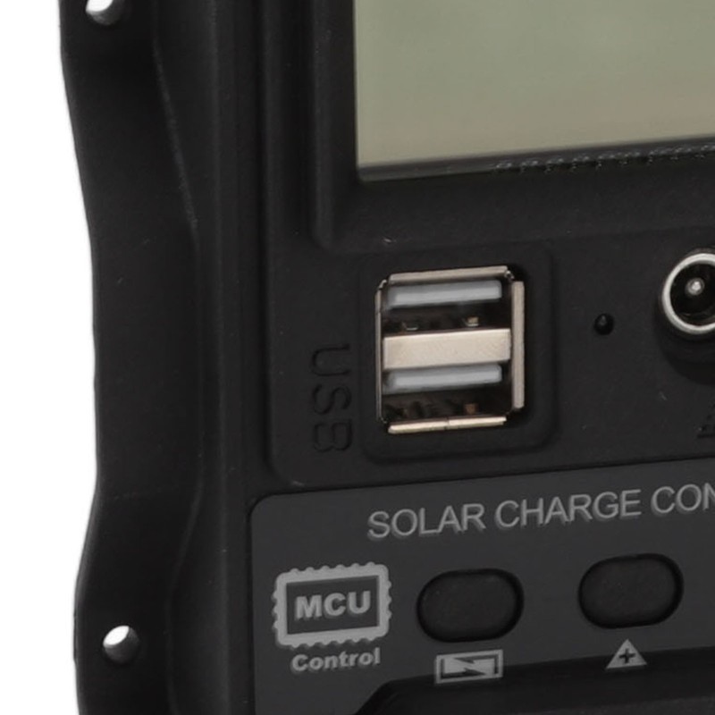 K1688 Solar Charge Controller PWM Dual DC with Black Shell