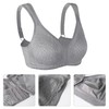 Lemorosy Women's Comfort Full Cup Unpadded Without Underwire Classic Bra,