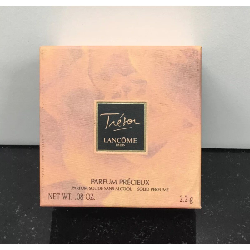 Tresor Lancome Paris collectible parfum .08 oz France Solid Perfume