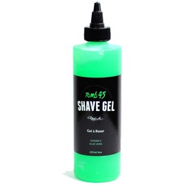 Tomb 45 Non-Foaming Transparent Shave Gel with Skin Replenishing Vitamin E, Soothing Aloe Vera, Sensitive Skin Moisturizer, Fresh Scent 8oz