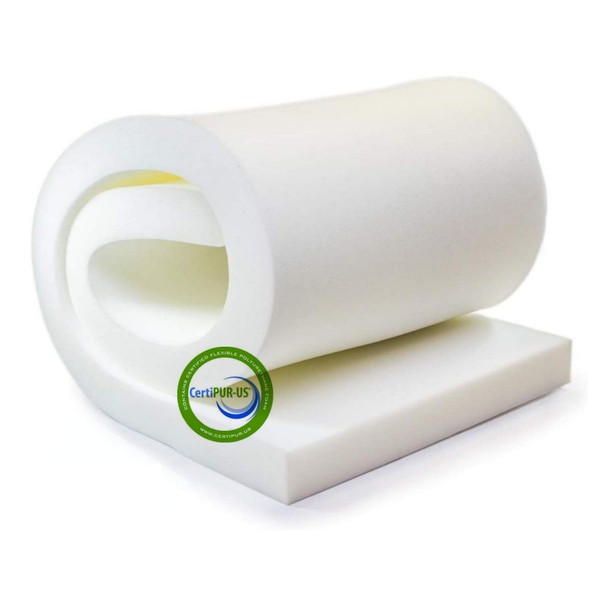 Isellfoam Upholstery Foam Cushion High Density 2" H x 22"