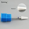 Rolabling Ceramic Nail Drill Bit White Flame Nail Drill Bit