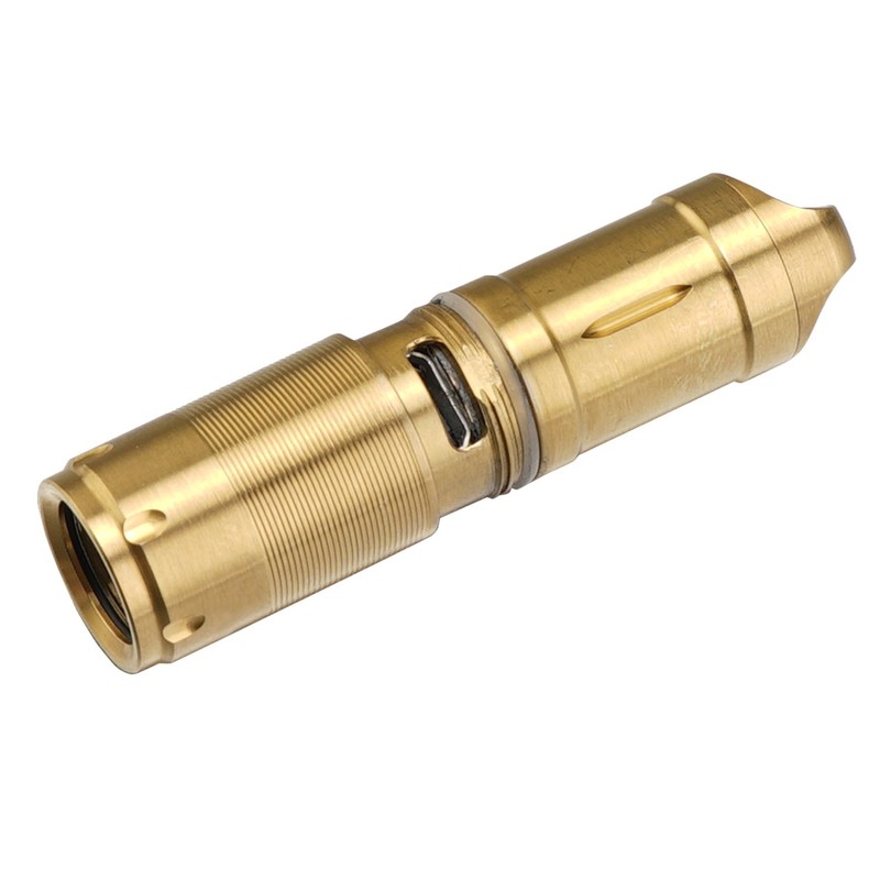 MecArmy X2S Stainless Steel LED Flashlight, Mini EDC Rechargeable Keychain