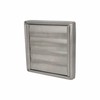 Backflow Flap 100 mm Ventilation Grille Stainless Steel with Moving