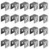 heneng 20 Pcs U Shaped Bracket for 1" Panel or