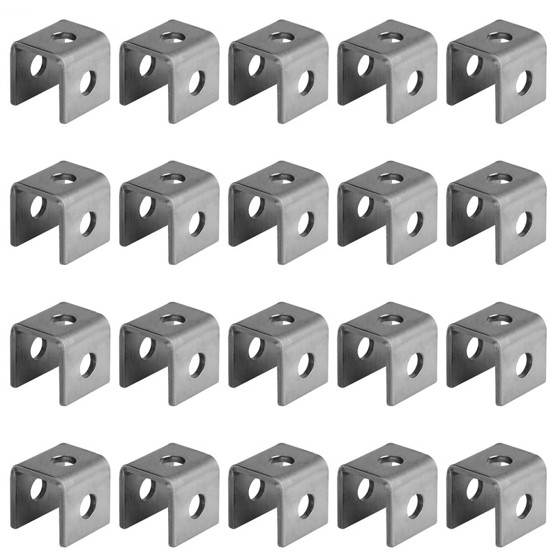 heneng 20 Pcs U Shaped Bracket for 1" Panel or