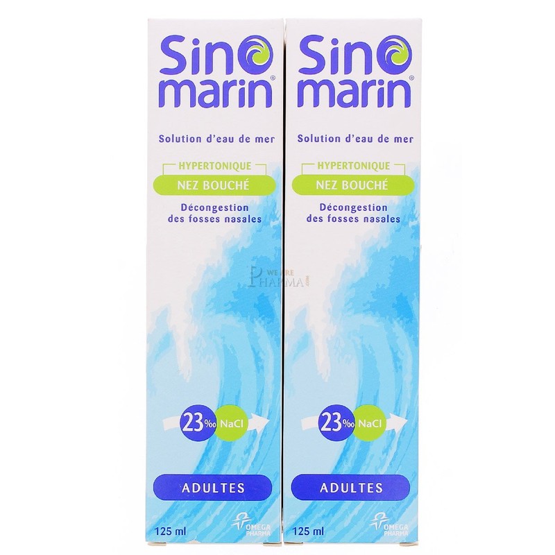 Sinomarin Hypertonique Nose 125ml (Pack of 2)