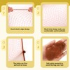 40pcs Hair Nets for Buns, Invisible Elastic Edge Mesh Invisible