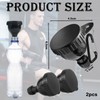 Small Protein Shaker, 2 Pcs Protein Powder Container, Portable Protein