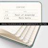 RETTACY Notebook A5 Lined Bullet Journal with 100 g/m² Thick