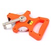 QWORK 1/2" x 100' Fiberglass Tape Measure, Engineer's Open Reel
