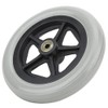 Wheelchair Casters 7" (176mm) 608ZZ Bearings Rubber