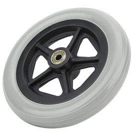 Wheelchair Casters 7" (176mm) 608ZZ Bearings Rubber