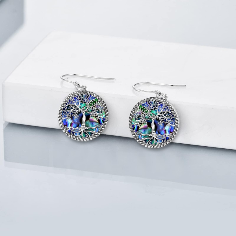 ONEFINITY Tree of Life Earrings Sterling Silver Tree of Life
