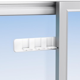 4-Pack Sliding Door Locks for Children – 3 Adjustable Positions Each – Child Safety Locks for Sliding Glass Doors, Windows, and Closets – Easy to Install for Baby Proofing and Pet Security