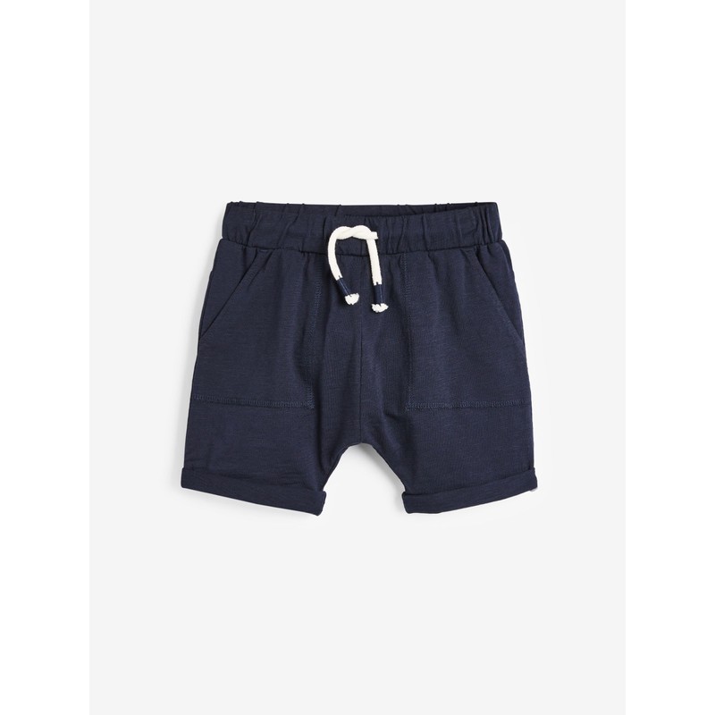 NEXT 3 Pack Lightweight Jersey Shorts, Navy/Grey/Black
