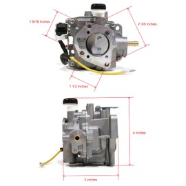 The ROP Shop Carburetor Assembly with Gaskets for 23.5 HP Miller CH730-0157 Kohler Engines