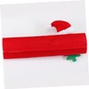 CORHAD Santa Snowman Elk Christmas Decor 3 Pieces Fabric Refrigerator