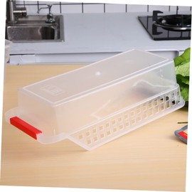 SHOWERORO 4pcs Plastic Drawer Storage Basket Multi-Purpose Sundries Organizer for Kitchen Refrigerator and Home Use Random