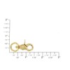 3012A 3/8" Natural Brass, Extra Mini Swivel Trigger Snap, Solid