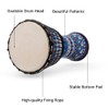 8 Inch Portable African Drum Djembe Hand Drum with Colorful
