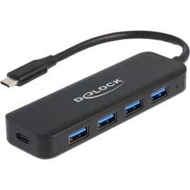 Delock USB Type-C™ Hub 4 Port USB 3.2 Gen 1 with Power Delivery 85 Watt
