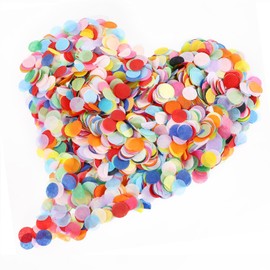 YFaith Confetti Birthday 100g Confetti Decoration Colour Balloons Confetti 2.5 cm Confetti Wedding for Birthday Party Wedding Decoration