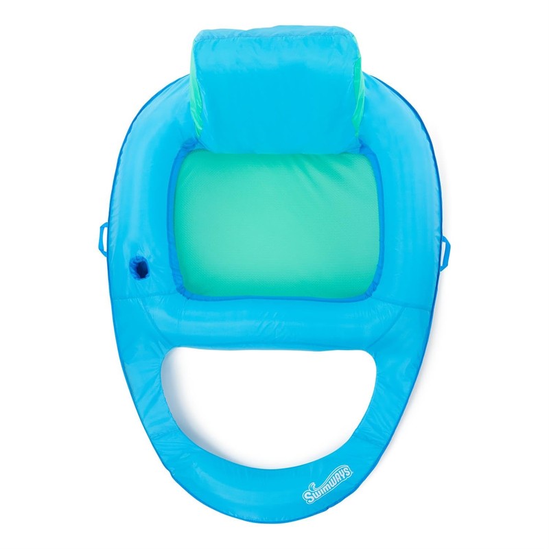 SwimWays Spring Float Recliner XL 2 Pack , Blue