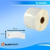5 Rolls Labels for Dymo 99012 S0722400 89x36 mm Set