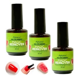 3 Piezas Remover Gel Magicquita Acrílico Para Uñas