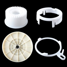 W10721967 Washer Pulley Clutch Kit with W10006384 Washer Drive Belt Compatible with Whirlpool Replace W10006356, W10315818, PS10057144, W10006352, W10006353, W10006354, W10326374, W10536113