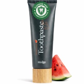 Nudge 10% Nano Hydroxyapatite Toothpaste, Remin+ Formula with Vitamin E, Fluoride-Free, SLS-Free, Helps Remineralize Enamel, Supports Dry Mouth Relief and Sensitive Teeth, Watermelon, 4.5 oz