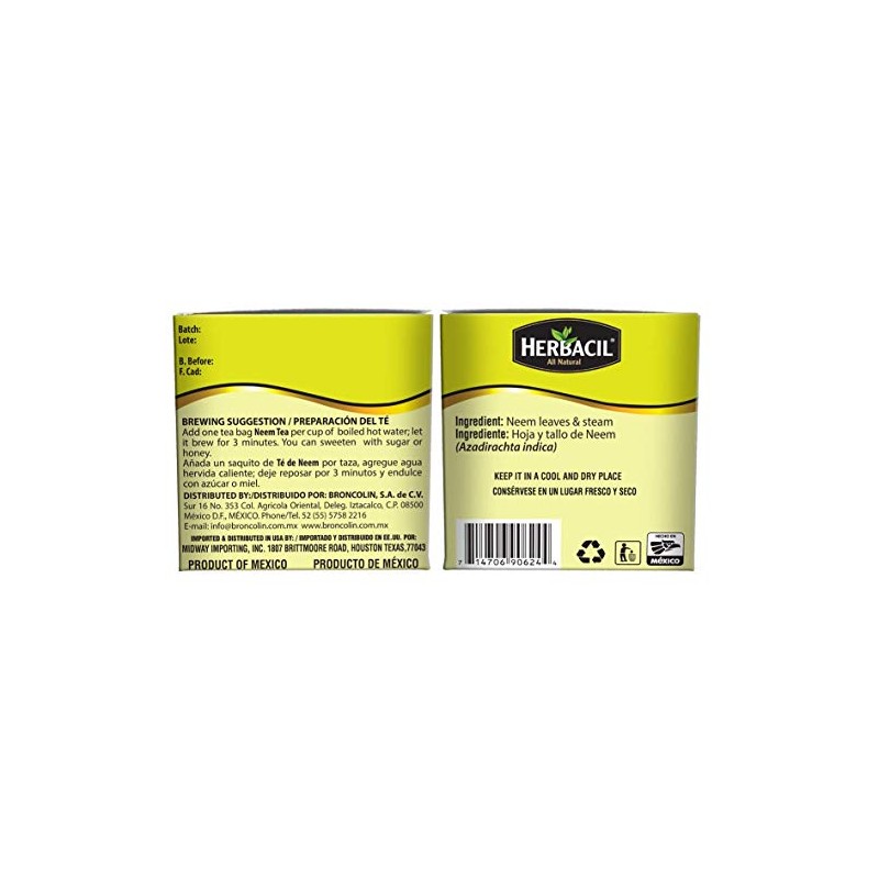 Herbacil Té Neem, Pack of 1