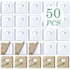 25 Sets (50 Pieces) of Clear Vertical Blind Repair Tabs/Blind