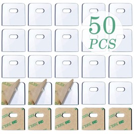25 Sets (50 Pieces) of Clear Vertical Blind Repair Tabs/Blind Fixer Tabs for Vertical Blinds Replacement Slats