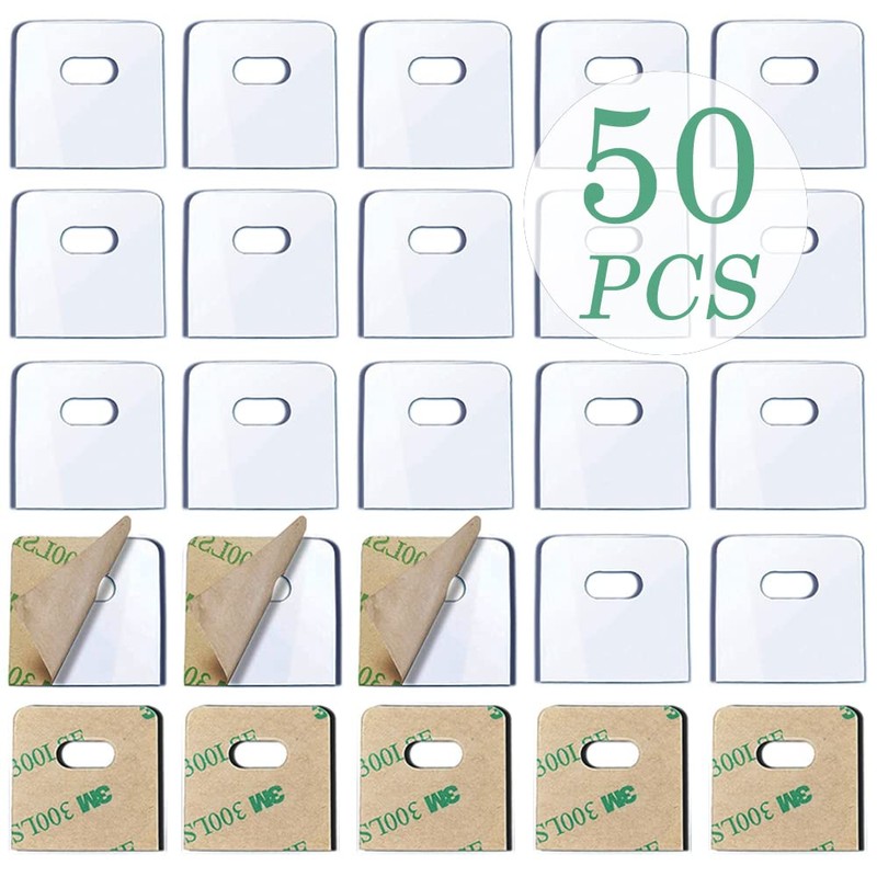 25 Sets (50 Pieces) of Clear Vertical Blind Repair Tabs/Blind
