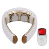 Electric Cervical Vertebra Massager Pulse Hot Compress Therapy Neck Massage