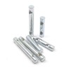 cSeao 6pcs Dual Holes M8 Barrel Nut Cross Dowels Slotted