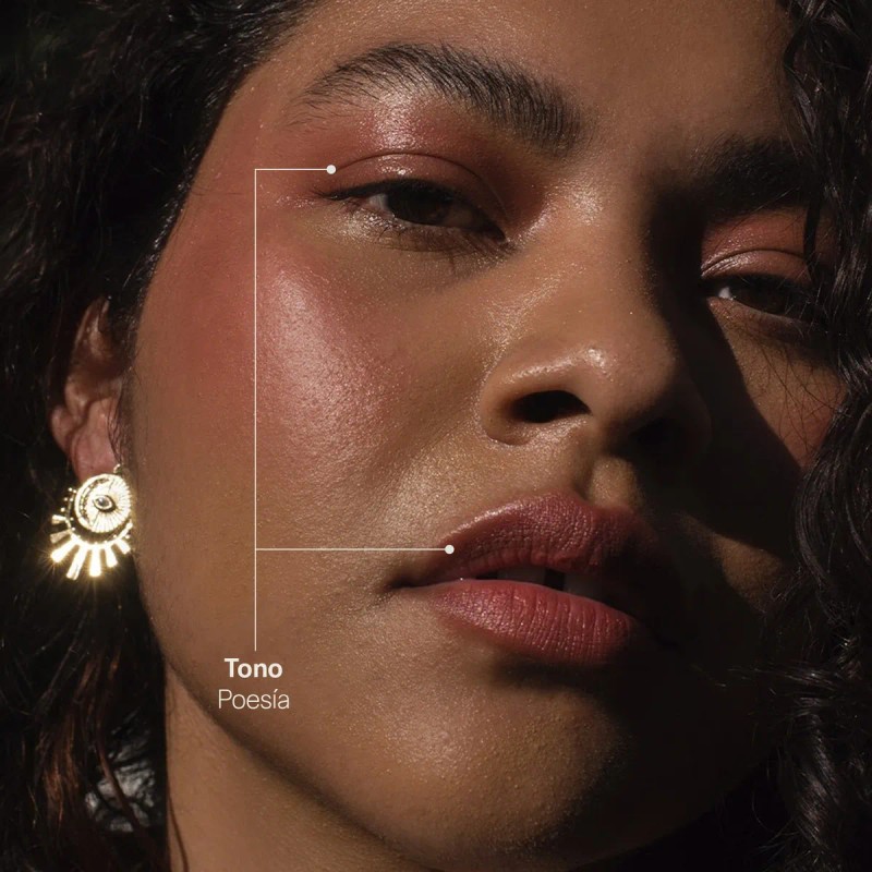 Multiusos Teia Cosméticos Naturales Tono Del Maquillaje Poesia