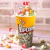 Novelty Place Retro Style Plastic Popcorn Containers for Movie Night