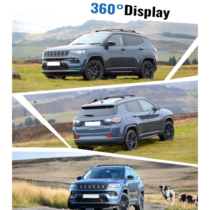 SNIXWOO Fits 2018-2025 Jeep Compass, Upgrade 265 LBS Lockable Roof