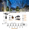 Achin Outdoor String Lights 48FT Dimmable Warm 2200K LED Patio