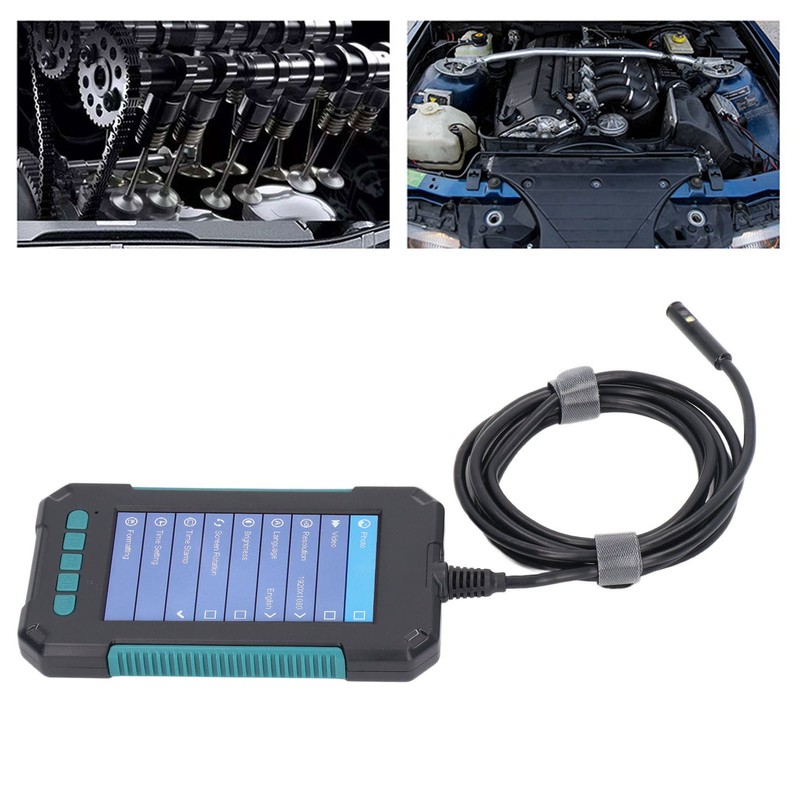 8mm Lens Digital Endoscope 4.3in IPS Screen Industrial Inspection Camera