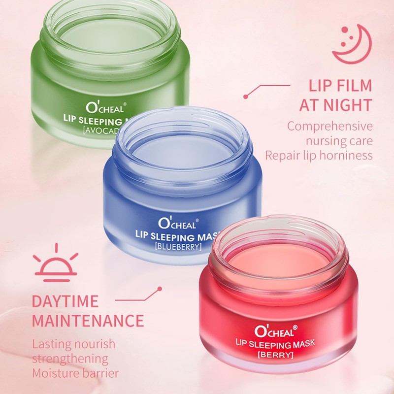 MEICOLY Nourish Hydrating Lip Sleeping Mask,Lip Mask Overnight,Intense Hydration Night