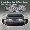 JIEPENG 6 inch LED Light Bar 2PCS 120W 8000Lm Off