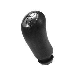 Partuto 5 Speed Manual Gear Shift Knob for Renault Clio III 2005-2009 / Front Automotive Gearbox Stick Shifter Lever Knob Durable Plastic / 1 Pcs Silver Tone Replacement
