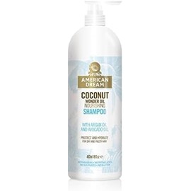 American Coconut Oil Shampoo & Conditioner Set, Coconut Oil, Aloe Vera, Shea Butter