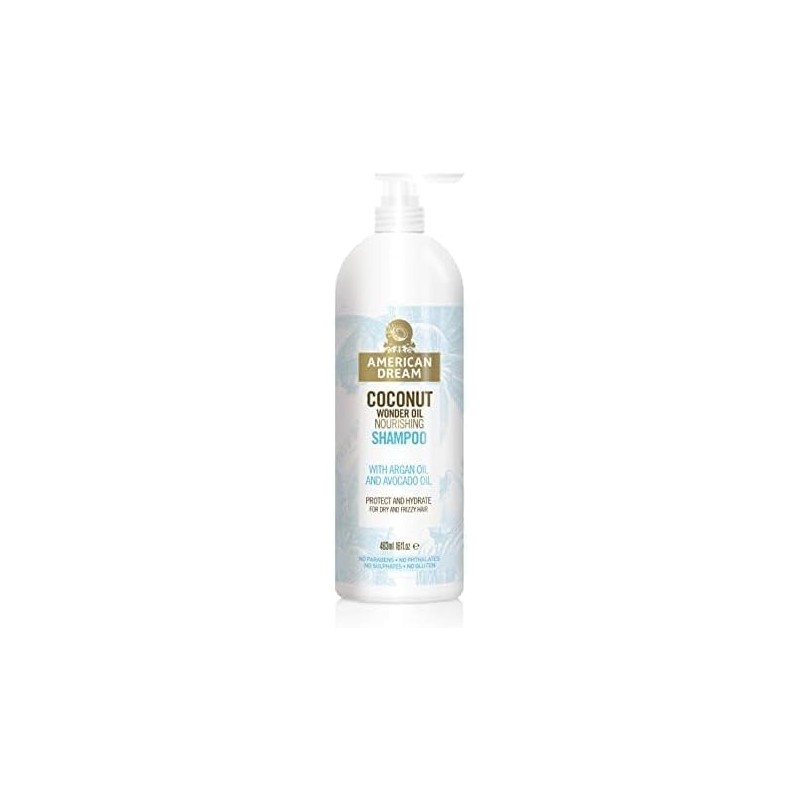 American Coconut Oil Shampoo & Conditioner Set, Coconut Oil, Aloe