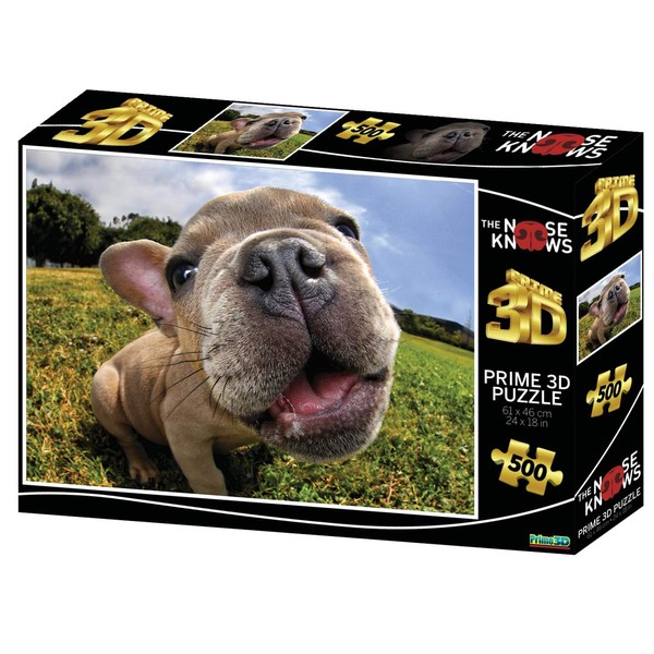Super 3D Adorable Pug 500 pcs- Pugsley